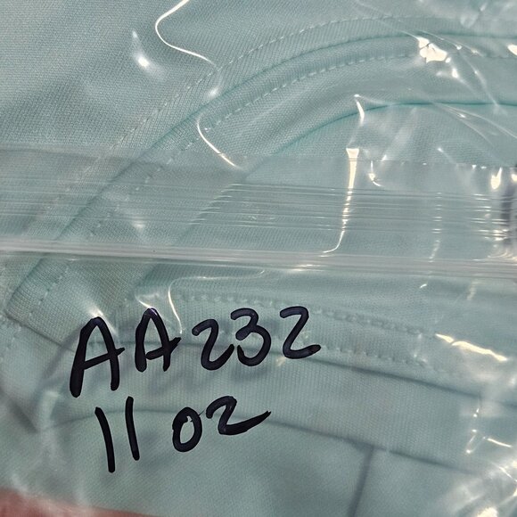 Vapor Apparel Mens Long Sleeve Performance Shirt XL Polyester Aqua UPF 50+ - Picture 11 of 11